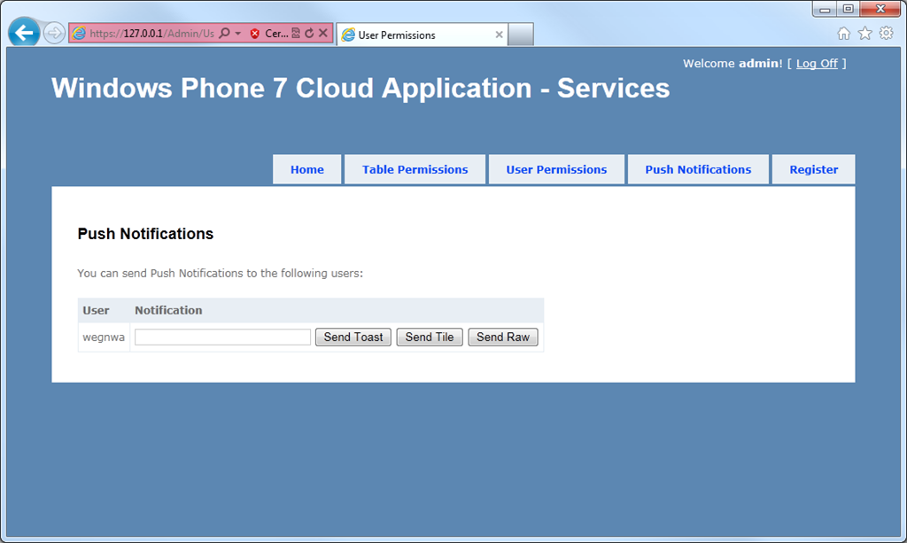 Using Windows Azure For Windows Phone 7 Push Notification Support Wade Wegner 8407