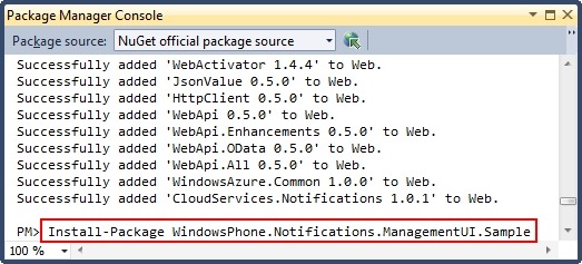 WindowsPhone.Notifications.ManagementUI.Sample