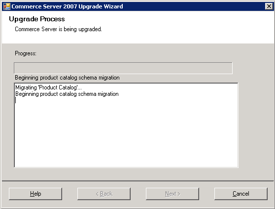 CS 2007 Upgrade Wizard: Upgrade Process