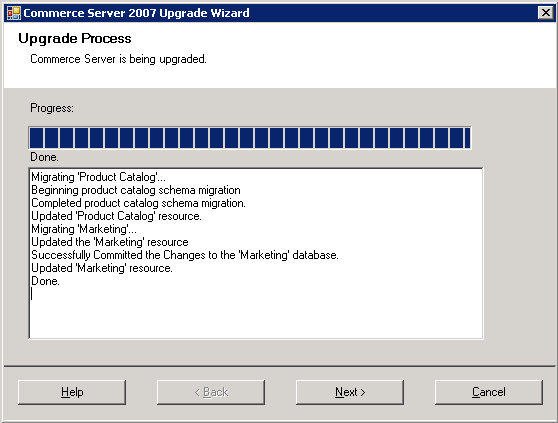 CS 2007 Upgrade Wizard: Upgrade Process (summary)