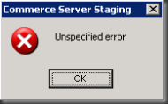 CSS: Unspecified Error